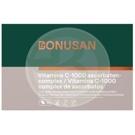 Vitamina C-1000 Complexo Ascorbato 30 Comprimidos Bonusan