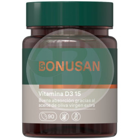 Vitamina D3 15Mcg / 600IU 90 cápsulas Bonusan