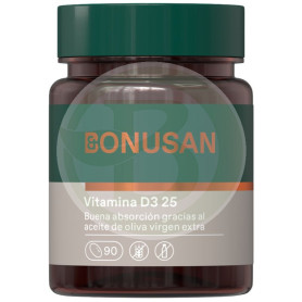 Vitamina D3 25Mcg / 1000IU 90 cápsulas Bonusan