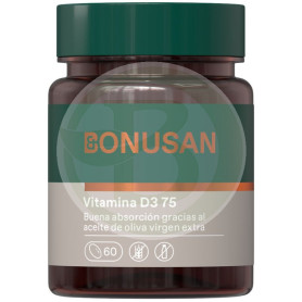 Vitamina D3 75Mcg / 3000IU 60 cápsulas Bonusan