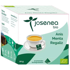 Anis-Hortelã-Alcaçuz Bio 10 Pirâmides em Envelopes Equisalud