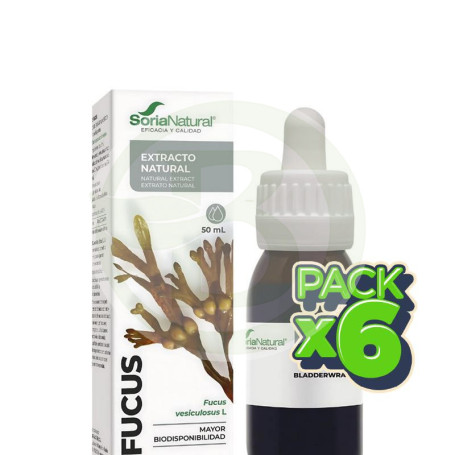 Pack 6x Extracto De Fucus 50Ml Soria Natural
