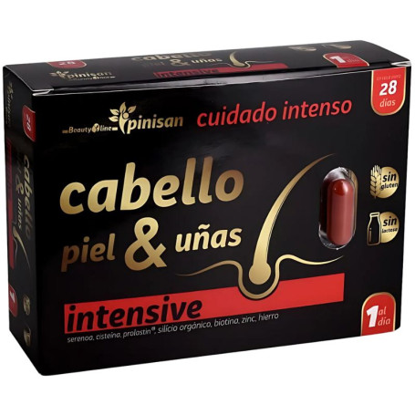 Hair, Skin and Nails Intensive Beautyline 28 Cápsulas Pinisan