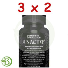 Pacote 3x2 Sun Active 30 Cápsulas Nutrinat Evolution
