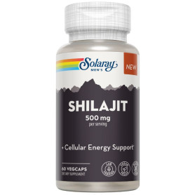 Super Shilajit 500Mg 60 Cápsulas Solaray