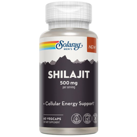 Super Shilajit 500Mg 60 Cápsulas Solaray