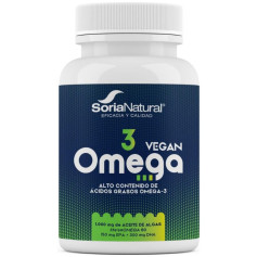Ômega-3 Vegano 60 Pérolas Soria Natural