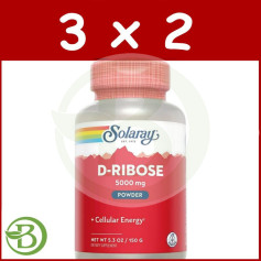 Pacote 3x2 D-Ribose 150Gr. 30 Tomas Solaray