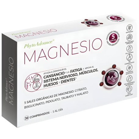 Magnésio 30 Comprimidos Phytoadvance