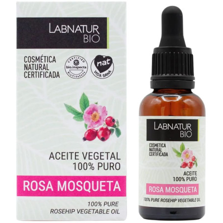 Óleo Vegetal 100% Puro de Rosa Mosqueta 30ml Labnatur Bio
