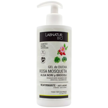 Gel de Banho Rosa Mosqueta, Algas Marinhas e Brócolis 450ml Labnatur Bio