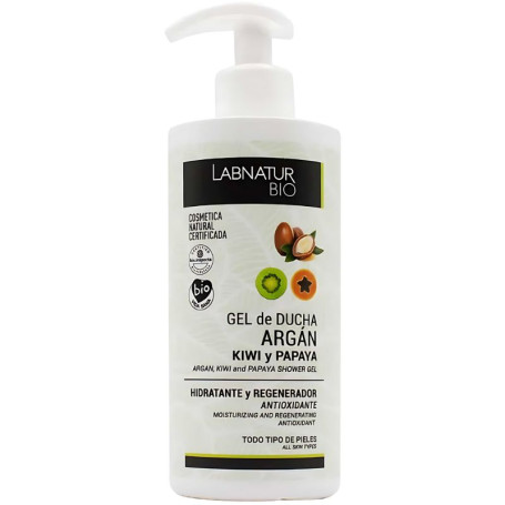 Gel de banho Argan, Kiwi e Mamão 450ml Labnatur Bio
