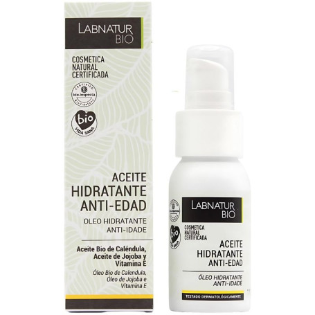 Óleo hidratante antienvelhecimento para pele sensível 50ml Labnatur Bio