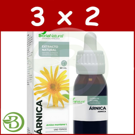 Pack 3x2 Extracto De Árnica 50Ml Soria Natural