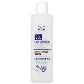 Gel hidroalcoólico com aloe vera 250ml Sys