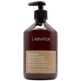 Shampoo hidratante de coco e aveia com queratina 500ml Labnatur