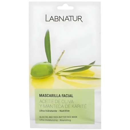 Máscara facial de azeite e manteiga de karité 15ml Labnatur