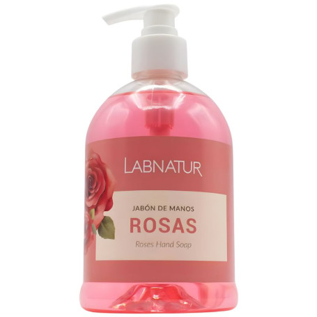 Sabonete líquido para mãos de rosas 500ml Labnatur