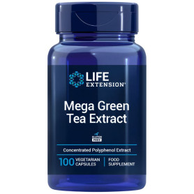 Extrato de Chá Verde Mega 100 Cápsulas Life Extension