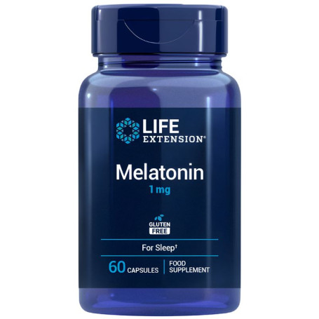 Melatonina 1mg 60 Cápsulas Life Extension