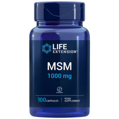 MSM 1000mg 100 Cápsulas Life Extension