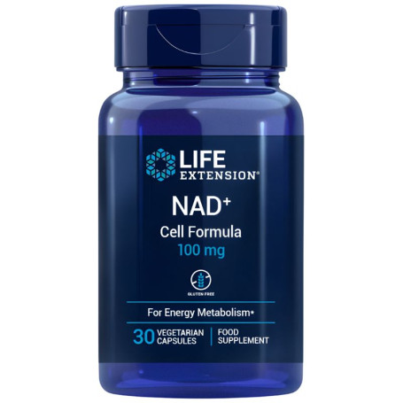 Fórmula Celular Nad+ 100mg 30 Cápsulas Life Extension