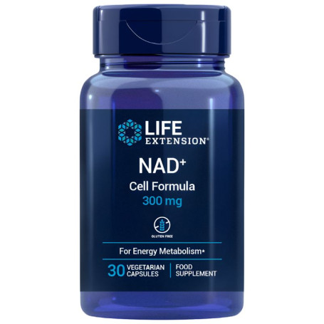 Fórmula Celular Nad+ 300mg 30 Cápsulas Life Extension