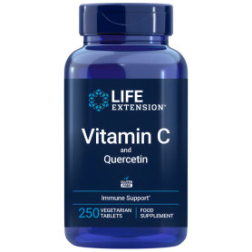 Vitamina C e Quercetina 250 Comprimidos Life Extension