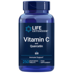 Vitamina C e Quercetina 250 Comprimidos Life Extension
