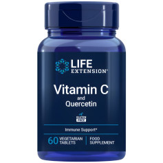 Vitamina C e Quercetina 60 Comprimidos Life Extension