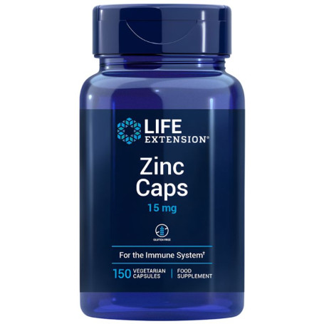 Zinco 15mg 150 Cápsulas Life Extension