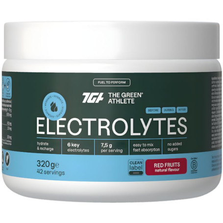 Eletrólitos Sabor Frutas Vermelhas 320g The Green Athlete