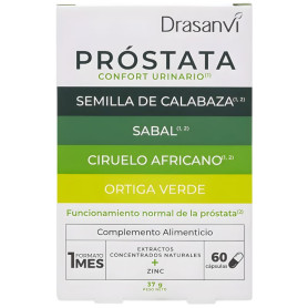 Cápsulas de Drasanvi para próstata, 60 unidades