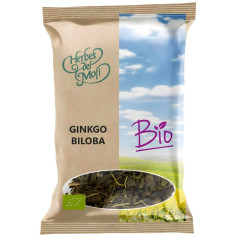 Ginkgo Biloba (Folhas) Orgânico Saco 40g Herbes del Moli