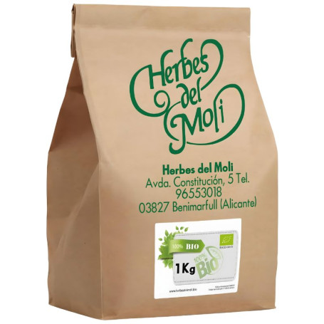 Saco de 1 kg de dente-de-leão orgânico (planta cortada) Herbes del Moli