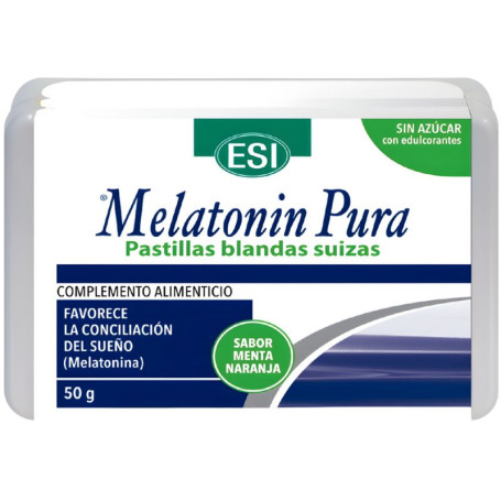 Melatonina pura 1mg comprimidos de gelatina mole 50g Esi