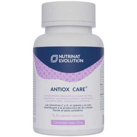 Antiox Care 30 Cápsulas Vegetais Nutrinat Evolution
