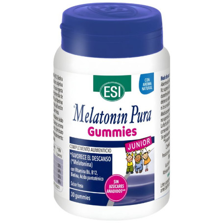 Melatonina Pura Junior Gomas 1Mg 30 Gomas Esi