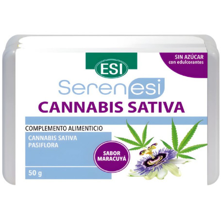 Comprimidos mastigáveis de Cannabis Sativa Serenesi 50g Esi