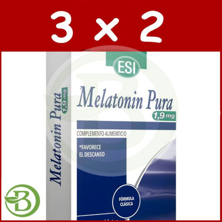Pack 3x2 Melatonin Pura 1,9Mg 30 Microtabletas Esi