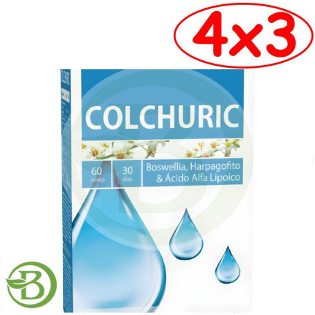 Pack 4x3 Colchuric 60 Capsulas Dietmed
