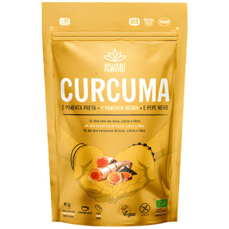 Cúrcuma e Pimenta-do-Reino 150g Iswari