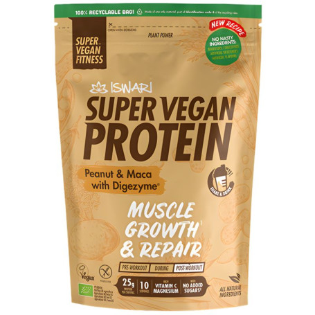 Svf Super Vegan Protein Amendoim e Maca 400G Iswari