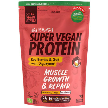 Svf Super Vegan Protein Frutas Vermelhas e Goji 400G Iswari