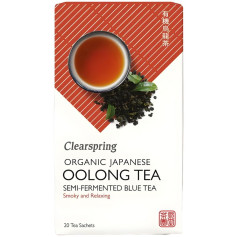 Chá Oolong com 20 Filtros Clearspring
