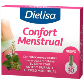 Dielisa para conforto menstrual, 30 cápsulas