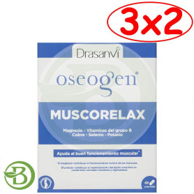 Pack 3x2 Oseogen Muscorelax 60 Comprimidos Drasanvi