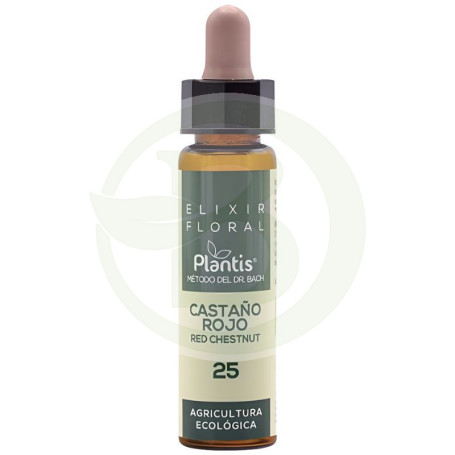 ELIXIR FLORAL 25 CASTAÑO ROJO 10ML PLANTIS