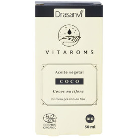 Óleo Vegetal de Coco (Primeira Prensagem a Frio) 50ml Drasanvi