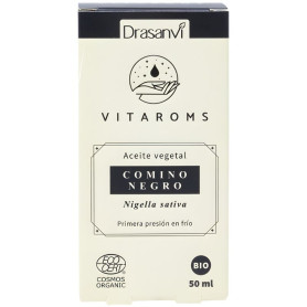 Óleo vegetal de cominho preto (primeira prensagem a frio) 50ml Drasanvi